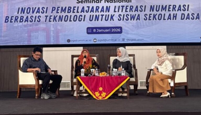 Seminar Nasional, PGSD UMM Bahas Inovasi Pembelajaran Literasi Numerasi Berbasis Teknologi Bagi Siswa SD