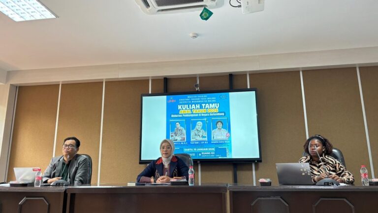 Sosiologi UMM Malang Kritisi Model Pembanguan Terkini Melalui Kuliah Pakar