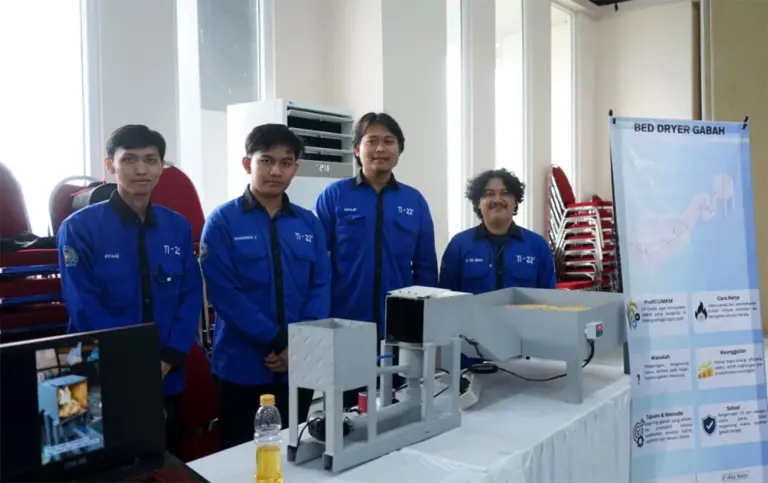 Dorong Produktivitas Pertanian, Mahasiswa UMM Kembangkan Pengering Gabah