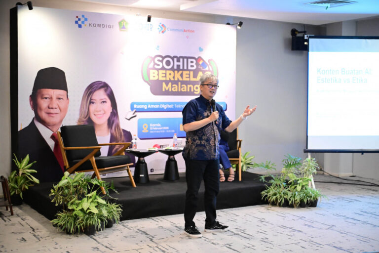 Kemkomdigi Sosialisasikan PP Tunas dan Literasi Digital di CommuniAction Malang