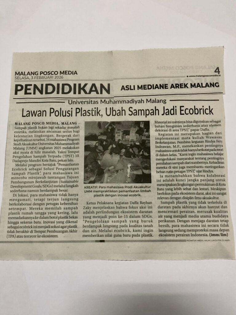 Lawan Polusi Plastik, Ubah Sampah Jadi Ecobrick