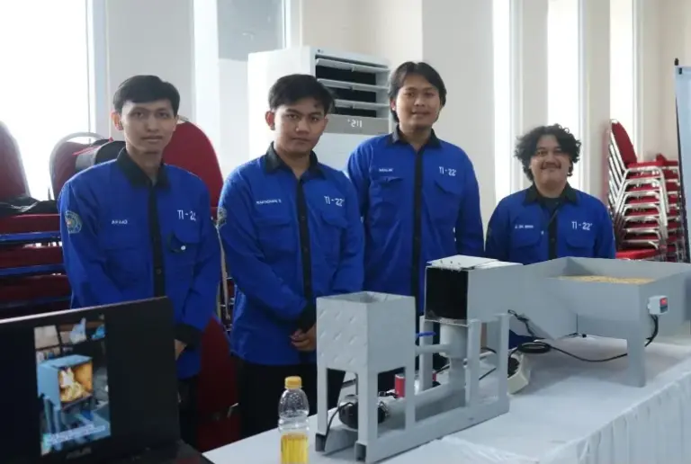 Mahasiswa UMM Ciptakan Bed Dryer Pengering Gabah Berbasis Minyak Jelantah