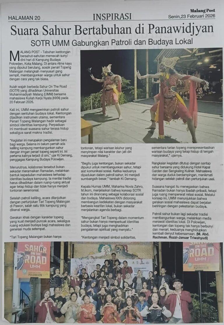 Suara Sahur Bertabuhan di Panawidjyan