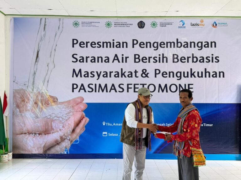 UMM Resmikan Sarana Air Bersih Berbasis Masyarakat di Tliu NTT