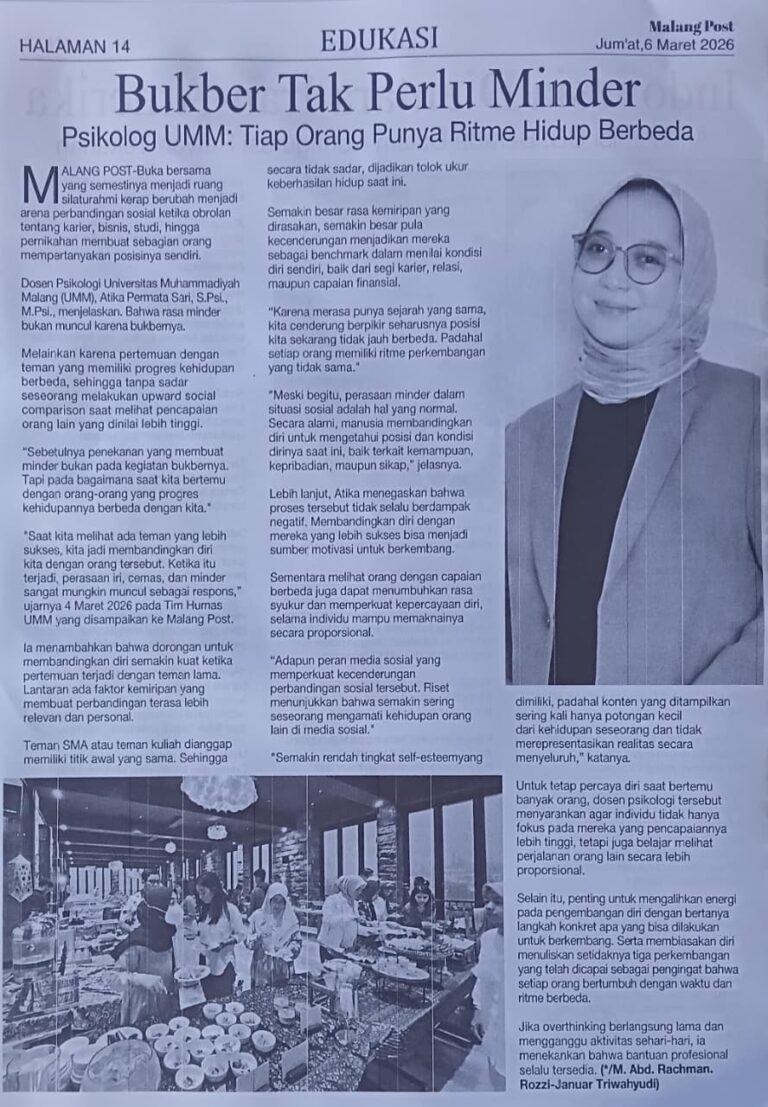 Bukber Tak Perlu Minder
