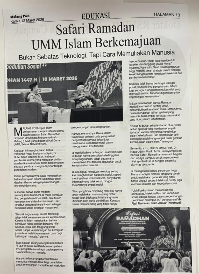 Safari Ramadan UMM IslamBerkemajuan