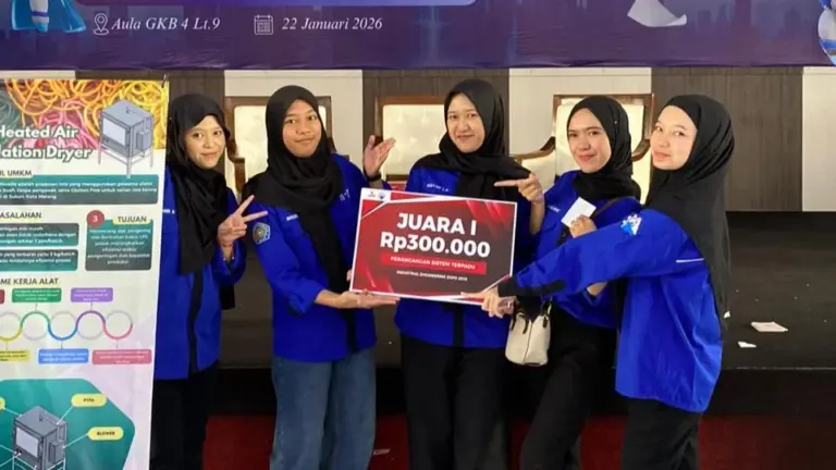 Mesin Pengering Mie Otomatis Karya Mahasiswa UMM, Pangkas Biaya dan Waktu Produksi