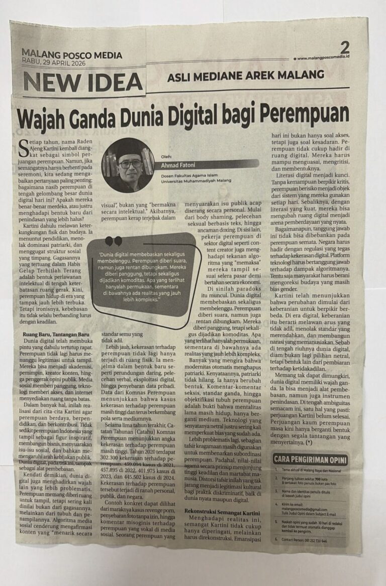 Wajah ganda Dunia Digital bagi Perempuan