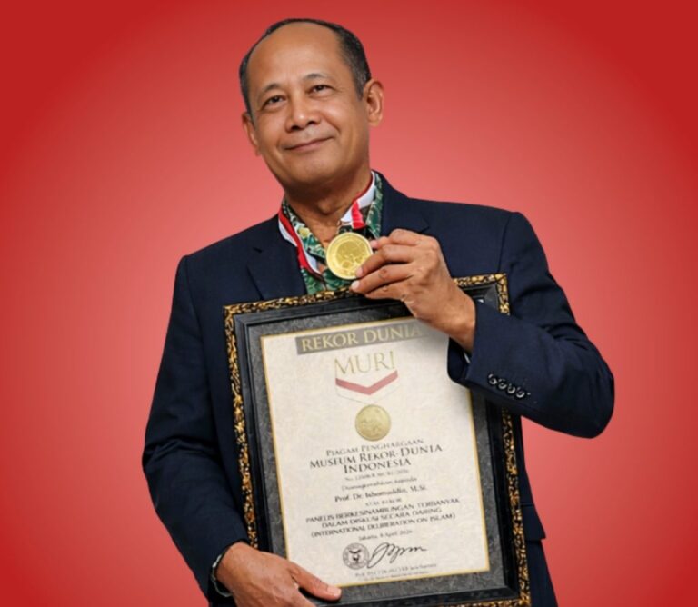 Guru Besar UMM Prof Ishomuddin Pecahkan Rekor MURI sebagai Panelis Forum Internasional Terbanyak