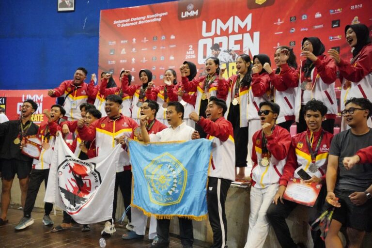 Karate UMM Sapu Bersih 16 Medali dan Rebut Juara Umum Kejurnas 2026