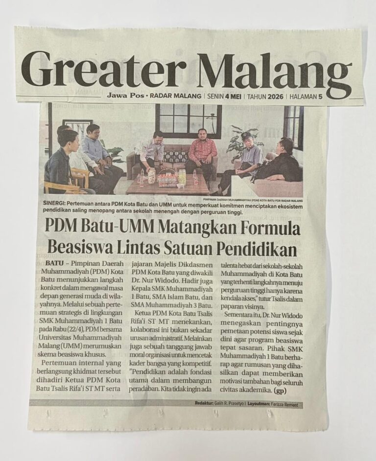 PDM Batu-UMM Matangkan Formula Beasiswa Lintas Satuan Pendidikan