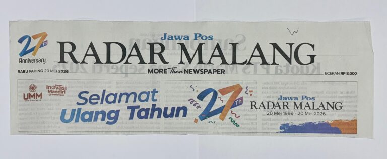 Selamat Ulang Tahun 27th Jawa Pos RADAR MALANG