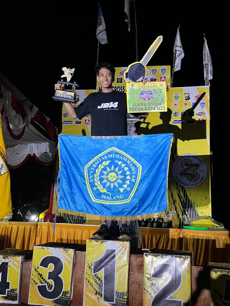 Mahasiswa Informatika UMM Sabet Juara Umum Motocross Papua