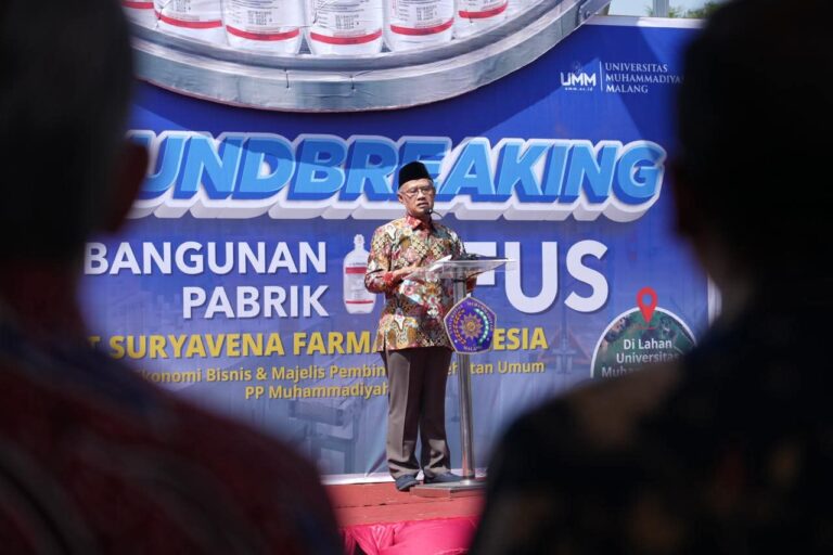 Muhammadiyah Groundbreaking Pabrik Infus Skala Industri Besar di Malang