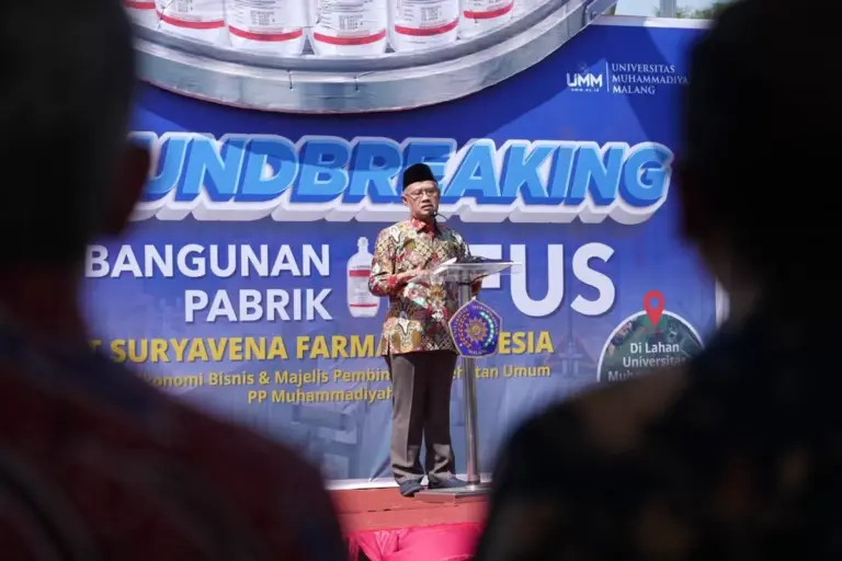 Dirikan Pabrik Infus di Malang, Muhammadiyah Perkuat Kemandirian Industri Medis Nasional