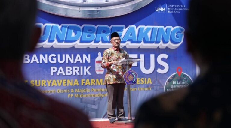 Bangun Pabrik Infus, Muhammadiyah Dorong Kemandirian Ekonomi dan Kesehatan Nasional