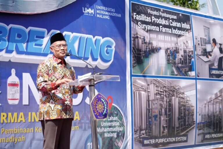 Muhammadiyah Kembangkan Industri Alat Kesehatan, Pabrik Infus Segera Dibangun