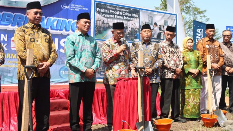Muhammadiyah Bangun Pabrik Infus di Malang, Siap Pasok Kebutuhan Medis Nasional