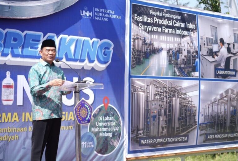 Muhadjir Effendy: Pabrik Infus Jadi Langkah Strategis Muhammadiyah Masuk Industri Kesehatan