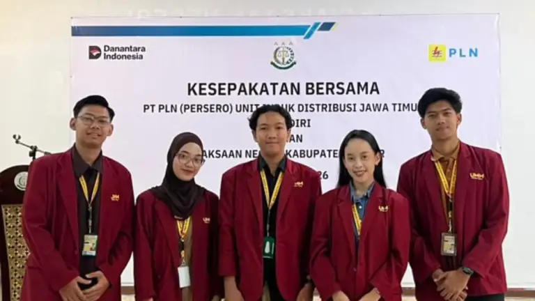 Pendidikan Mahasiswa Magang UMM Saksikan MoU Kejari Kabupaten Blitar dan PLN UP3 Kediri, Belajar Langsung Peran Jaksa Pengacara Negara