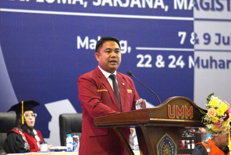 Wamen P2MI Ajak Lulusan UMM Lincah Hadapi Perubahan Dunia Kerja
