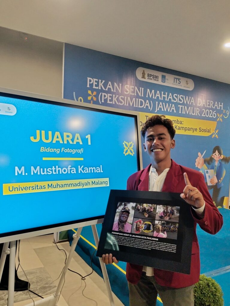 Potret Perempuan Hebat di Jalanan, Antarkan Mahasiswa UMM Juara 1 Fotografi PEKSIMIDA Jatim